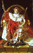 Jean Auguste Dominique Ingres Portrait of Napoleon on the Imperial Throne oil painting artist